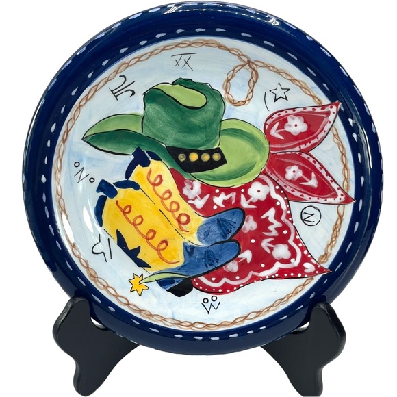 HausenWare Set of 7 Western Cowboy Boots Hat Designed by Mary Jane Mitchell 8" - Picture 2 of 11